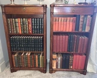 Pair of book cases