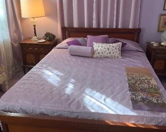 Mid-Century full bed and mattress