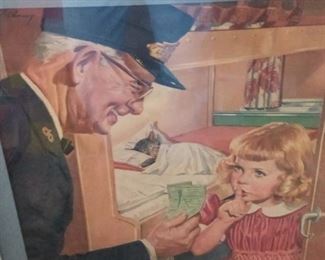 Chessie System Train Poster