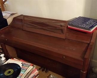 Nice Piano and Some Vinyl Records