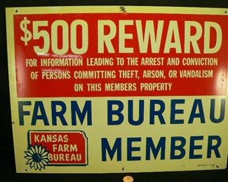 Kansas Farm Bureau sign