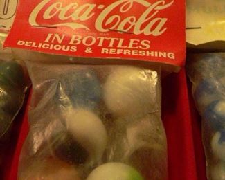 coca cola advertising marbles