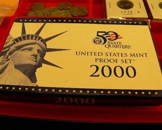 United States Mint proof set 2000