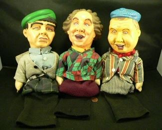 three stooges puppets