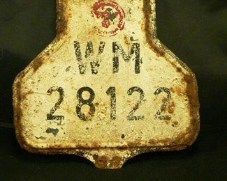 motorcycle license plate