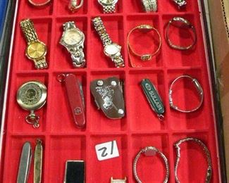 watches and knives
