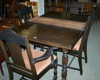 wooden dining set