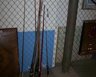 fishing poles