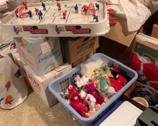 Beanie babies and sports games