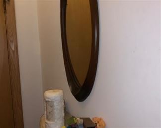 Briarhill mirror and entry shelf