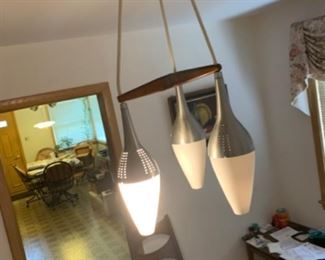 Mid century mod pendants must remove by an electrician please bring your own electrician