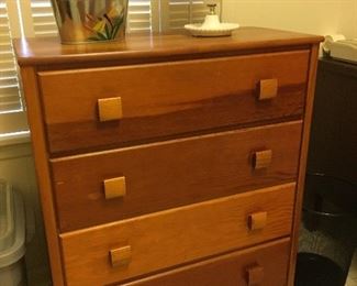Pine four drawer chest