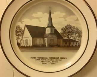 North Corsicana Methodist Church on North Beaton 1896-1962