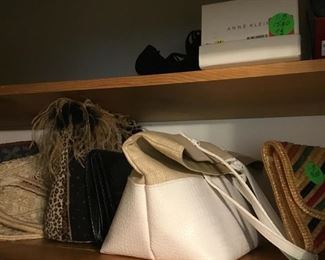 Just a few of the many beautiful purses.