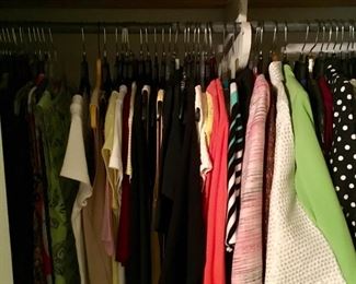 Just a few of the many closets of clothes in this house.