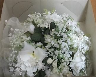 Her flowers for wedding.