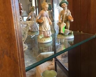 Some items in one of the curio cabinets.