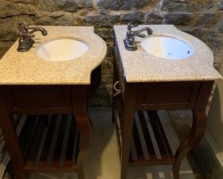 Granite topped sinks (4 available)