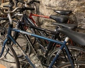 Trek and Cannondale bikes