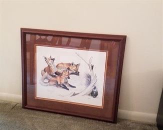 Guy Coheleach signed art print "Early Warning"