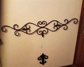 Cast iron wall decor