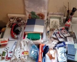 Needlepoint craft supplies, stamping supplies, craft