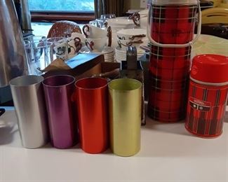 Vintage Perma-Hues aluminum tumblers