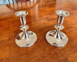 Sterling candlesticks