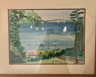 Sailboats signed