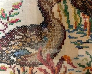 Detail of bird picture
