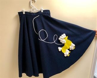 Vintage poodle skirt