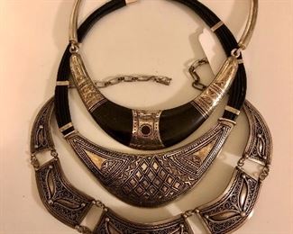 Collar bar necklaces