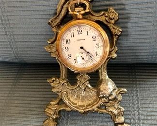 Pocket watch on stand