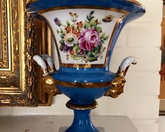 1 of 2 floral urns