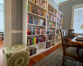 Books galore! Shelves too! 