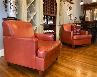 Leather Club Chairs, originally from The Grove Park Inn