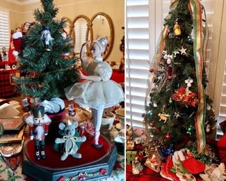 Cute Musical Christmas Twirling Ballerina & Mini Christmas Tree
