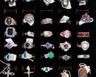 Gemstone Rings - Most 925 Sterling