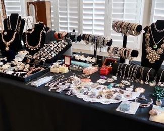 TWO Tables FULL of Jewelry!