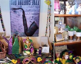 New Orleans Jazz Mardi Gras Decor