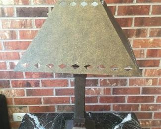 Contemporary Metal Lamp https://ctbids.com/#!/description/share/310244