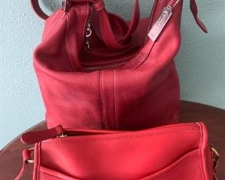 Coach Handbag Pair in Red https://ctbids.com/#!/description/share/310371
