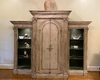 Habersham Regency Entertainment Center  Available for presale   $8000.00     Call us for info                         
704-605-0365                                                                       Width: 124"
Depth: 33"
Height: 104"
Weight: 1105 lb