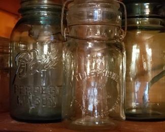 Vintage Mason jars