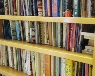 Cookbooks, one of 4 bookcases full