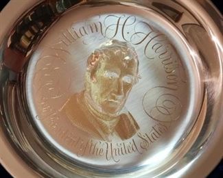 Sterling Silver Presidents Collector Plates