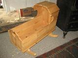 PINE WOOD ROCKING CRADLE