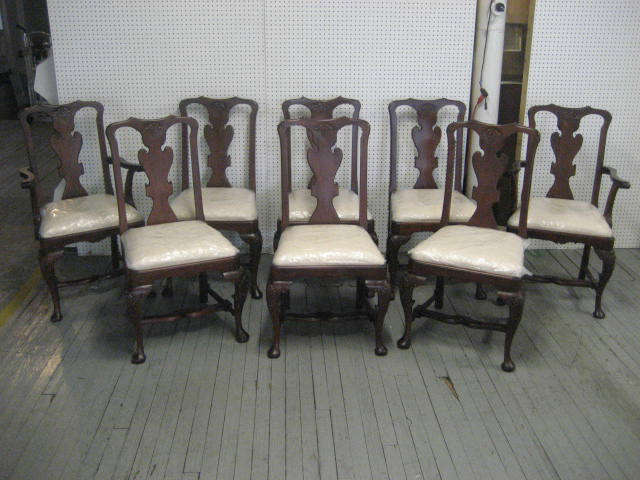 Set of 8 Chippendale Style Chairs
