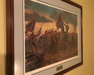 Nice collection of Civil War prints, books, and collectibles !