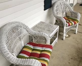 Nice wicker set!
